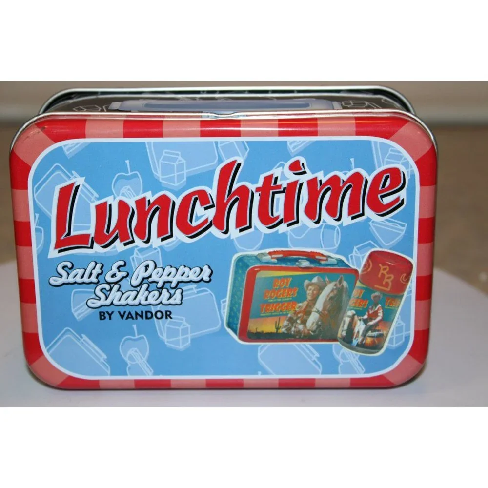 Salt & Pepper Shakers - Vandor Roy Rodgers & Trigger Lunchbox